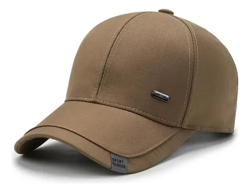 Boné Baseball Ajustável Masculino Adulto Cáqui One Size