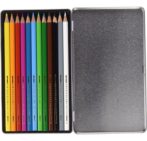 Lapices De Colores Caran D'ache Swisscolor X12 Unidades