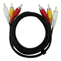 Comprar Cable De Video Rca 3x3 Macho Macho 1.5mts