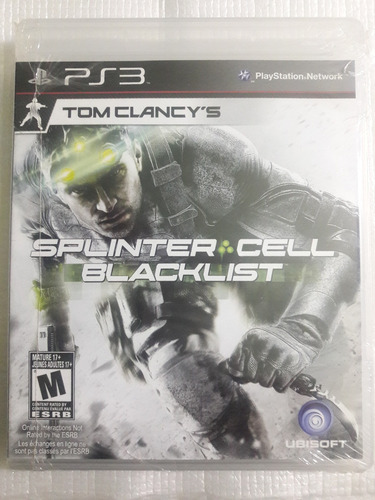 Splinter Cell Blacklist Ps3 Videojuego Fisico Original