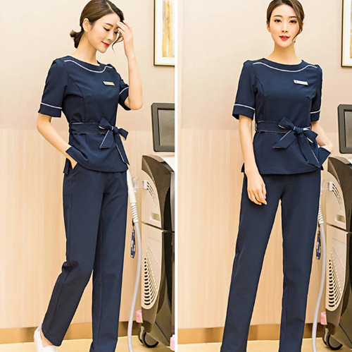 Uniforme De Spa, Conjunto De Exfoliación De Salón Para Mujer