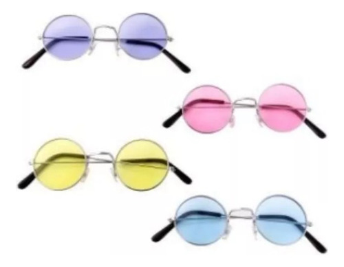 15 Lentes Lennon Cotillon Varios Colores