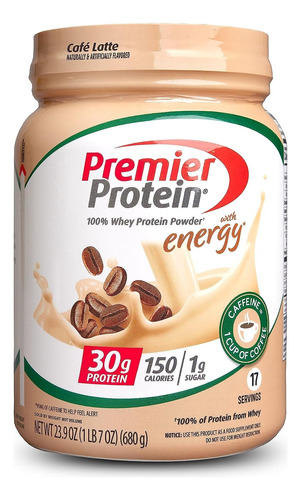 Proteína Premier Protein Whey 17 Serv Café Latte Malteada