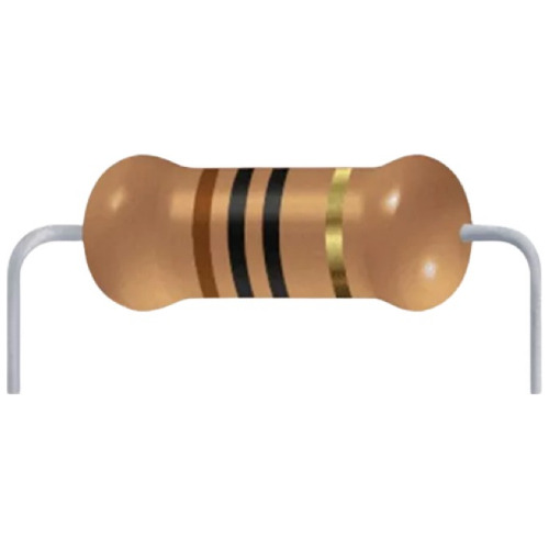 10 R Ohms (100 Peças) Resistor De Carbono 1/4w 10r Ohms 5%