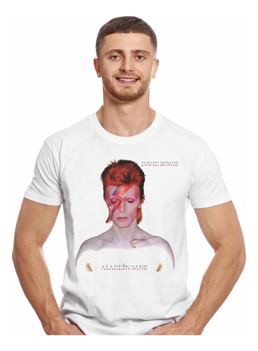 Polera David Bowie Alladin Sane Pop Impresión Directa