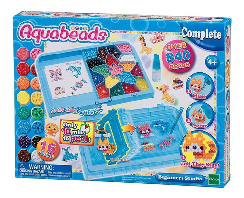 Juego Infantil Aquabeads P/ Crear Figuras C/ 840 Cuentas