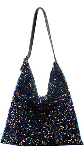 Bolso De Hombro Con Lentejuelas Brillantes Para Mujer, Bolso