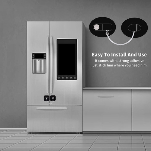 2 Piezas Cerraduras Para Puerta De Refrigerador, Mini