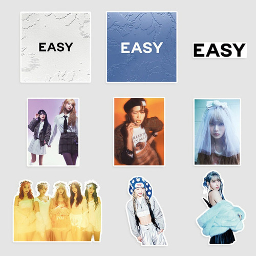 Le Sserafim (55 Photocard + Sticker) Kpop Pegatina+ Lomocard