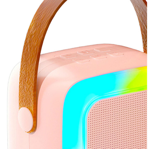 Mini Máquina De Karaoke, Altavoz Portátil, Rosa