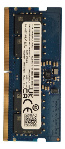 Memoria Ram Ramaxel Ddr5 Sodimm 12gb 4800mhz