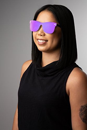 Gafas De Sol Clásicas De Espejo Completo Con Visión Interna