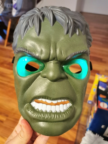 Mascara Careta Hulk Con Luces Avengers Marvel