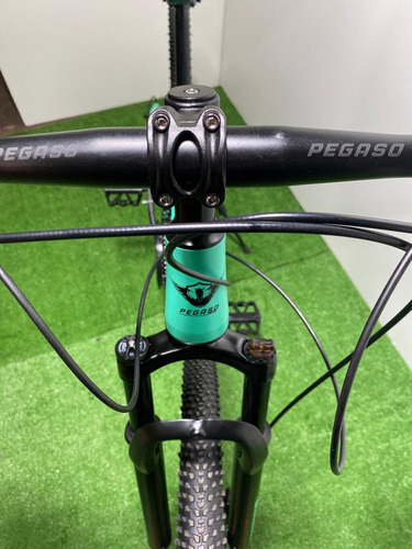 Imagen 5 de 10 de Bicicleta Aluminio Turquesa Mtb Aro 27,5 Pegaso Bikes