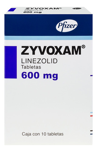 Zyvoxam Tabletas 600 Mg, 10 Tabletas
