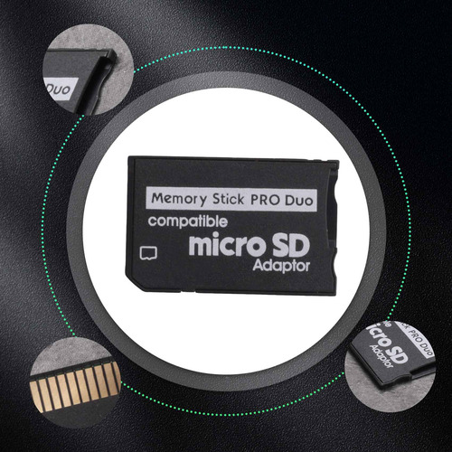 Adaptador Memory Stick Pro Duo, Tarjeta Tf Micro-sd/micro-sd