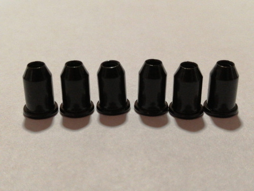 Imagen 3 de 5 de Férrulas Para Guitarra (negro O Cromado)