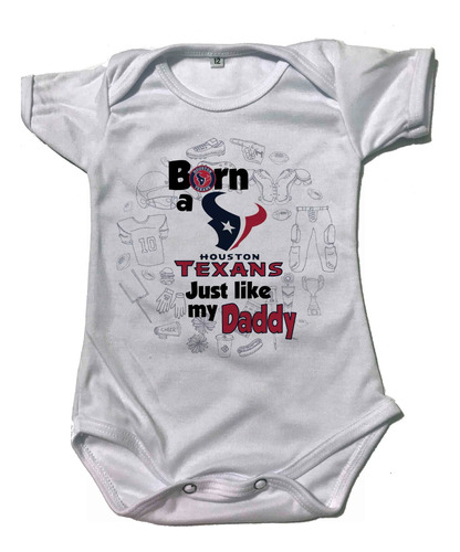 Pañalero Bebé Texanos Houston Texans Like My Daddy O Mommy