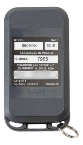 Control Llavero Multifrecuencia 890max Liftmaster