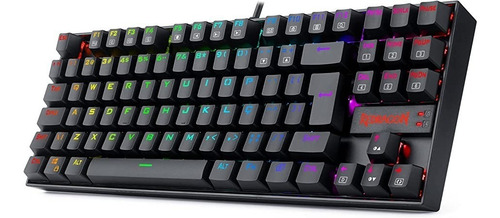 Teclado Magnetico Gamer Kumara Pro Rgb Preto Switch Brown Idioma Português Brasil
