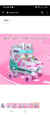 Imagen 4 de 7 de Patines De 4 Cuatro Ruedas Con Luces