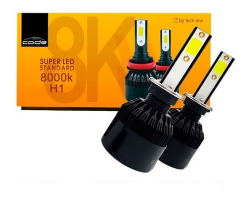 Kit Super Led Techone 8000k 12v H1 H3 H4 H7 H8 H11 Hb4 Hb3