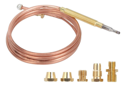 2 Kits De Termopar De Gas Para Termopar, Longitud 120cm