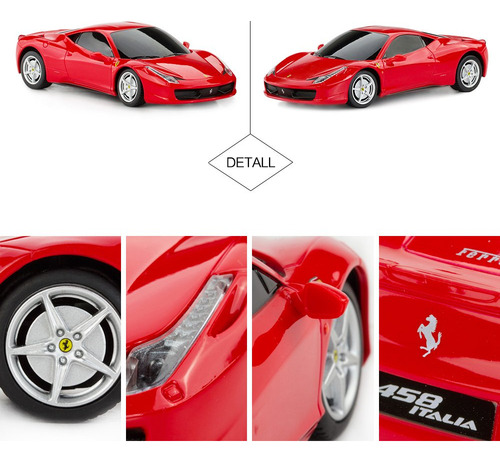 Rastar Ferrari Coche Teledirigido De Juguete 1/24