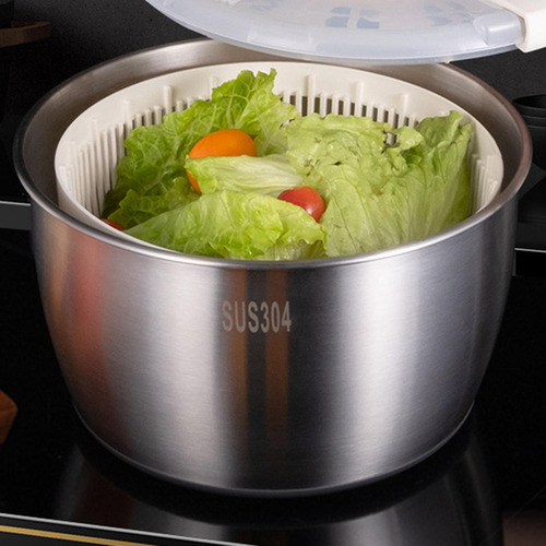 Para Ensalada Giratoria Grande Secadora De Lechuga Secador