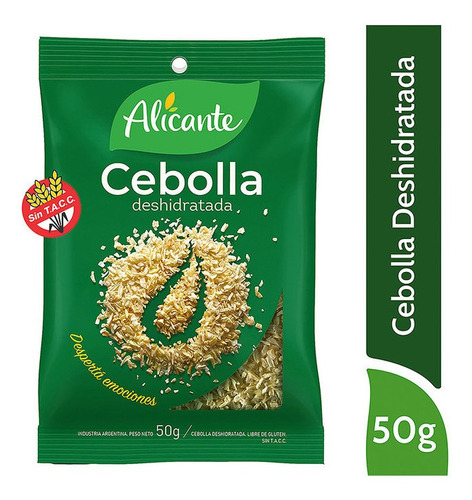 Cebolla Deshidratada Alicante Sachet X 50 Gr