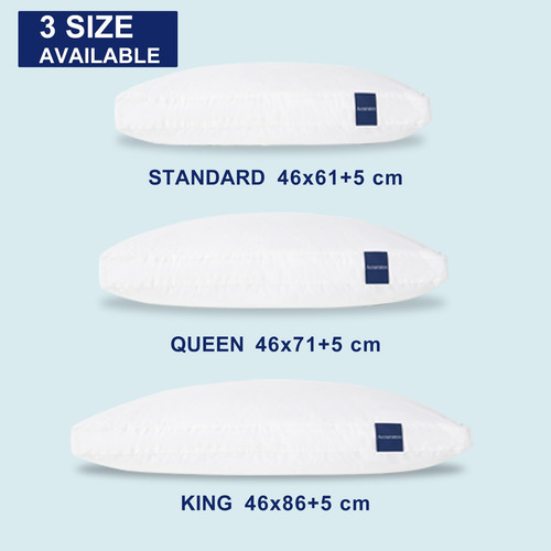 Accuratex Juego De 2 Almohadas King Espuma Viscoelástica Mmg