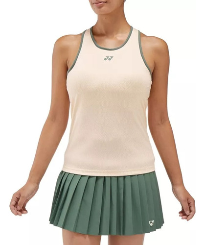 Tank Top Tennis Yonex Tournament Beige Mujer 20757ex-585