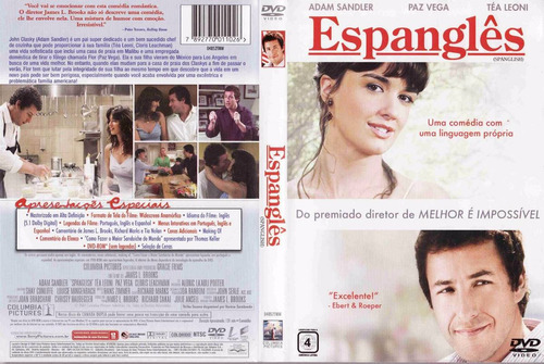 Espanglês Dvd Original Lacrado Adam Sandler Paz Vega