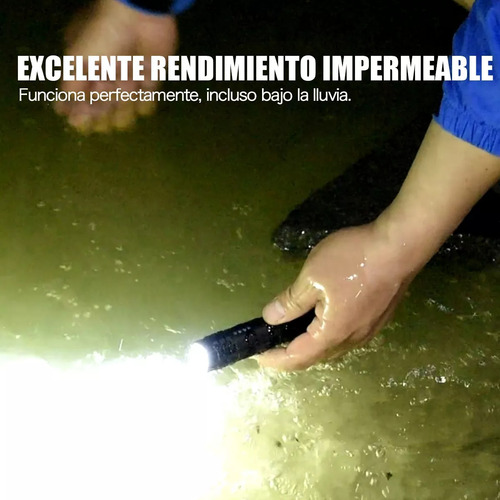Linterna Led Recargable Alta Potencia Portátil Lampara