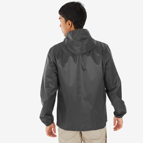 Chamarra De Senderismo Negra Para Hombre Raincut Fullzip ... Ch