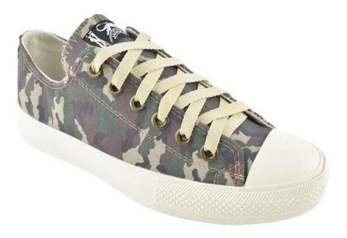 Zapatillas Hombre Mujer Unisex Jaguar Lona Camuflada35 Al 45