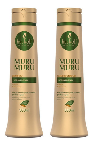 Haskell Murumuru Shampoo E Condic Haskell Murumuru 500ml Nutri Intensamente En Garrafa De 1000ml De 1000g De 1000l De 1000g