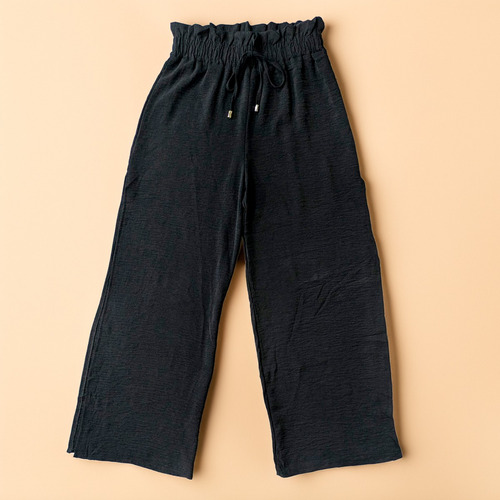 Pantalón Ancho Holgado Con Pretina Elástica Para Mujer