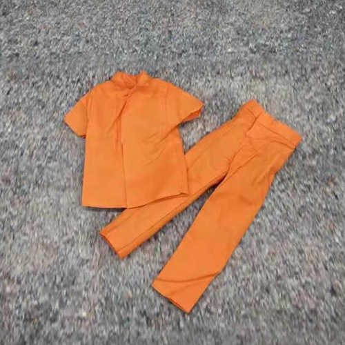 2 Piezas De Uniforme De Prisión Para Hombres A Escala 1/6,