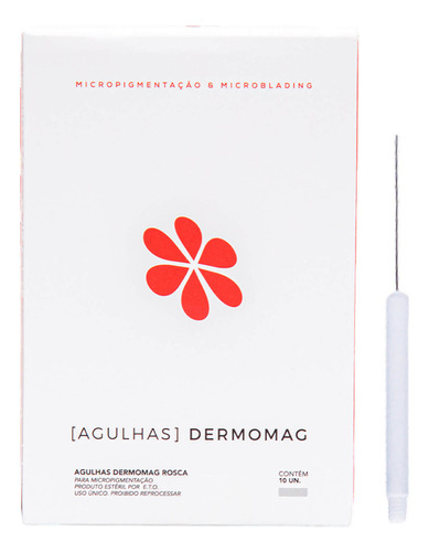 Agulha Dermomag 1 Ponta Xlt - Pen/junior - Caixa 10un Cor Branco