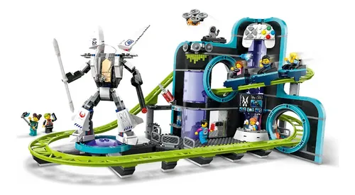 Lego City 60421 Parque De Montanha Russa Robot World - 986pc
