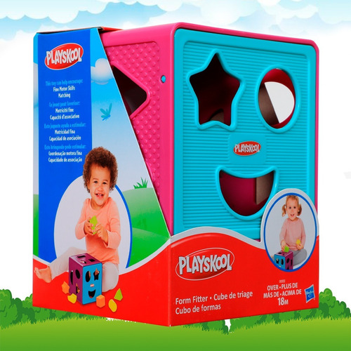 Playskool Cubo Formas Geometricas Juego Didactico Para Bebe