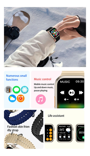 Duo Smart Watch Ultra + Smart Watch Clasico - S9 Hk9 Hk10 X8
