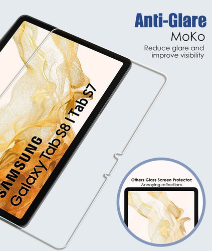 Protector De Pantalla Moko Like Paper Para Galaxy Tab S8/s7