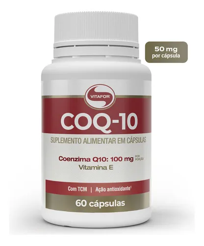 suplemento alimentar Coenzima Q10 100mg 60 Cápsulas Vitafor