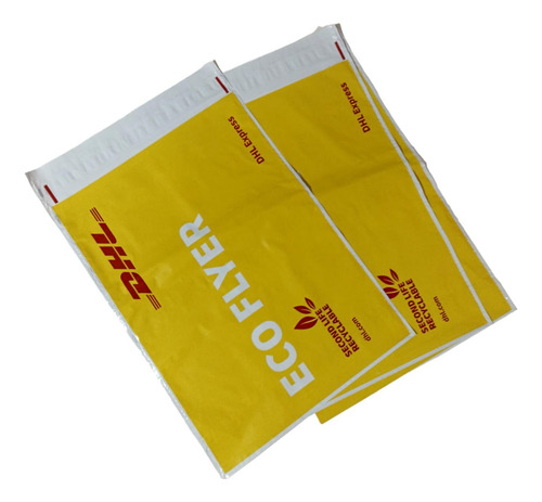 Bolsa De Seguridad 100 Unidades 40x50 Cm Flyer Ecommerce Amarillo