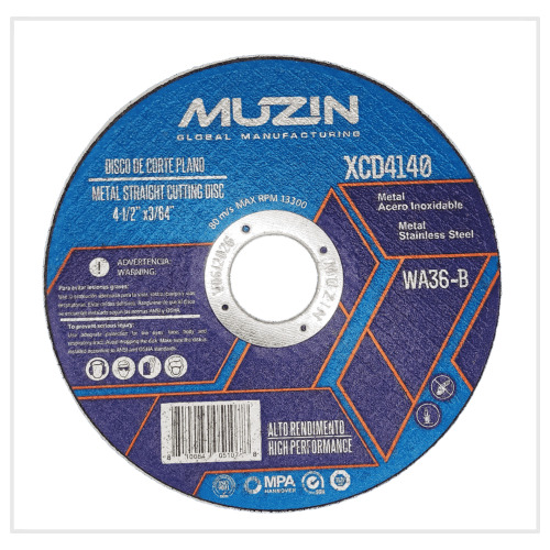 Disco Corte Metal Extra Fino 4 1/2 Muzin810084051078