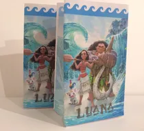 Comprar Bolsitas Golosineras Moana X 10 Personalizadas Papel 150g