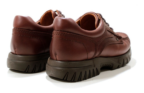 Zapato Hombre Cuero Marrón Diseño Leñador By Ghilardi