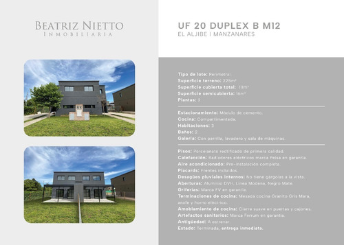 Imagen 15 de 16 de Emprendimiento Casas Y Dúplex Venta I El Aljibe I Manzanares I Pilar Zona Norte | Financiación |